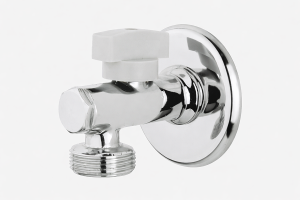 3/8 - 1/2 KÜRESEL FİLTRELİ ARA MUSLUK ( KROMLU )