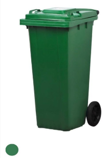 120 Lt Plastik Çöp Konteyneri