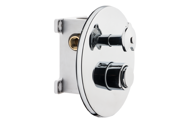 ZAMAN AYARLI DUŞ ARMATÜRÜ ( YUVARLAK ROZETLİ )