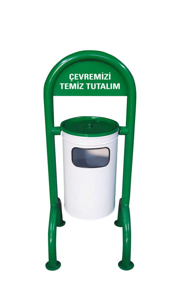 4 Ayaklı Bahçe Çöp Kovası