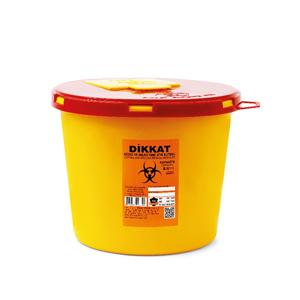 Enfekte Atık Kovası 5 LT KP10623