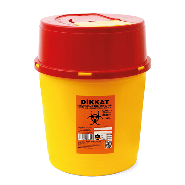 Enfekte Atık Kovası 30 LT KP10626